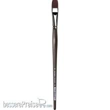 da Vinci VA-7185_18 - TOP-ACRYL Pinsel, mittellang, flach, rotbraune Sythetikfasern Größe 18 Serie 7185