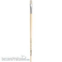 da Vinci VA-7482_10 - TOP-ACRYL Katzenzungenfaçon, weiße Synthetikfasern Größe 10 Serie 7482