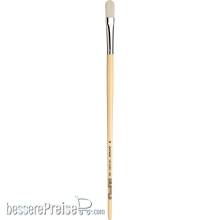 da Vinci VA-7482_14 - TOP-ACRYL Katzenzungenfaçon, weiße Synthetikfasern Größe 14 Serie 7482
