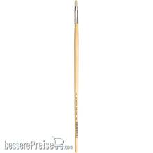 da Vinci VA-7482_4 - TOP-ACRYL Katzenzungenfaçon, weiße Synthetikfasern Größe 4 Serie 7482