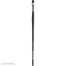 da Vinci VA-7485_8 - TOP-ACRYL Katzenzungenfaçon, rotbraune Synthetikfasern Größe 8 Serie 7485