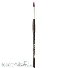 da Vinci VA-7785K_6 - TOP-ACRYL Pinsel rund, kurze schwarzpolierte Stiele Größe 6 Serie 7785K