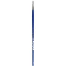 da Vinci VA-8650_4 - FORTE-ACRYLICS Katzenzungenfaçon, kräftige rotbraune Synthetikfasern - Serie 8650 Größe 4