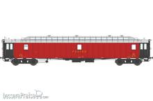 REE Modeles VB-081 - POSTAL OCEM 21,6 m Era II - PAyi dark red, grey roof, ladder, Bogie Y2 N°41513 EST (after 1935)