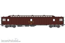 REE Modeles VB-087 - POSTAL OCEM 21,6 m Era IV - PAz brown PTT, grey roof, black frame, Bogie Y2 N°50 87 00 47 210-3 SNCF