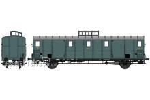 REE Modeles VB-108-S - LUGGAGE CAR OCEM 29 PO, Cushion wheelboxes, Era II - DCC Sound