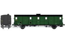 REE Modeles VB-111 - LUGGAGE CAR OCEM 29, black roof, Cushion wheelboxes, Ep IIIA