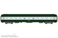 REE Modeles VB-187 - Set of UIC Sleeping Coaches (2 x B9C9x / 1 x A4C4B5C5) Green 302 / ALU, Yellow Logo Era IV HIGH ROOF