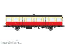 REE Modeles VB-246 - Southwest Car, long gutters, modern lantern holder, Red and Cream Railcar Era III B
