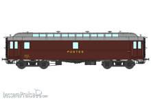 REE Modeles VB-249 - POSTAL OCEM 16 m Era III B PAmyi brown PTT, grey roof, bogie Y2, N° 45918