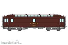 REE Modeles VB-250 - POSTAL OCEM 16 m Era IV PAZ brown PTT, grey frame, bogie Y2, N° 50 87 00 47 905-0