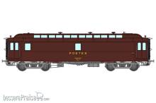 REE Modeles VB-251 - POSTAL OCEM 16 m Era IV PAZ brown PTT, grey frame, bogie Y2, N° 50 87 00 47 935-4