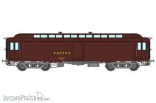 REE Modeles VB-255 - ALLEGE PANTIN 16 m Era IV PEZ brown PTT, grey frame, bogie Y2, N° 50 87 00-37 937-5