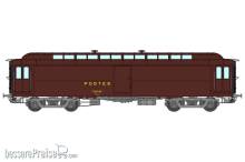REE Modeles VB-256 - ALLEGE PANTIN 16 m Era IV PEZ brown PTT, grey frame, bogie Y2, N° 50 87 00-37 940-7