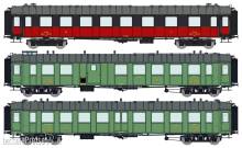 REE Modeles VB-264 - SET of 3 OCEM RA Cars PLM Era II (A3B5yfi 3475 / C4Dyi 12332 / C 9yfi 12107) RERUN