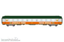 REE Modeles VB-299 - Sleeping UIC CAR B9c9x Orange and green, TRAIN SPECIAL FTS Era V