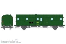 REE Modeles VB-320 - OCEM 32 Luggage Van, green 301, 3 headligths, East SNCF N°50 87 93-20 132-0 Ep.IV