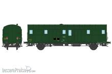 REE Modeles VB-325 - OCEM 32 Luggage Van, 306 green, 2 Alu made lanterns East SNCF N° 58670 Ep.III-IV