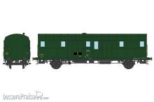 REE Modeles VB-326 - OCEM 32 Luggage Van, 306 green, without headlight, East SNCF N°19903 Ep.III-IV