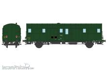 REE Modeles VB-330 - OCEM 32 Luggage Van, 306 green, 2 Alu made lanterns, 1500V cable South-East SNCF Ep.III-IV