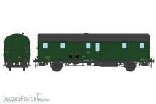 REE Modeles VB-341 - DEV 52 Luggage Van 306 green, black roof, modern lantern, 3 headlights, South-West SNCF Ep.III