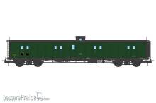 REE Modeles VB-348 - Ex-PLM Luggage Van, Lookout box, Ladder, Black Roof and Ends, green, SNCF N°24603 Ep.III