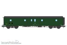 REE Modeles VB-362 - Ex-PLM Luggage Van, rebuilt out of metal, Black Roof, SNCF 306 green, SNCF N°58867 Ep.III