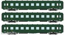 REE Modeles VB-399 - SET of 3 U52 DEV AO Sleeping Cars Green 306 B9c9 myfi Era III B