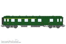 REE Modeles VB-460 - Metallic Cars Ex-PLM, A4D N°5496, end of convoy lights, Green 301, SNCF Era III D - Functional Lights