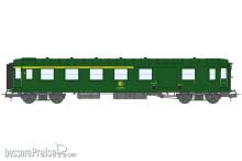 REE Modeles VB-461 - Metallic Cars Ex-PLM, A4D N°51 87 81-30 413-5, end of convoy lights, Green 301, SNCF Era IV,Round Logo - Functional Lights