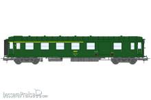 REE Modeles VB-462 - Metallic Cars Ex-PLM, A4D N°51 87 81-40 405-9, end of convoy lights, Green 301, SNCF Era IV - Functional Lights