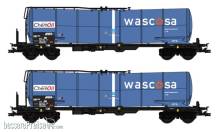 B-Models VB-81097 - 2-teilige Set Kesselwagen Wascosa - ´Chemoil´ - DC 2-Leiter Gleichstom - Ep.VI