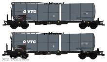 B-Models VB-81104 - 2-teilige Set VTG Kesselwagen - DC 2-Leiter Gleichstom - Ep.VI