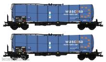 B-Models VB-81106 - 2-teilige Set Kesselwagen ´Wascosa´ - DC 2-Leiter Gleichstom - Ep.VI