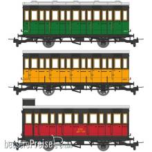 REE Modeles VM-040 - Set of 3 CHICKEN CAGE cars VIVARAIS Tourist Train