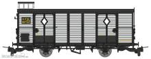 REE Modeles VM-048 - Luggage Cars CFD Light Grey-black metal n°2613 Era. II-III