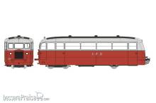 REE Modeles VM-055-S - DE DION Type ND des CFD Vivarais N°207, 2 Phares, Rouge/Gris Perle Ep.III - DCC SOUND