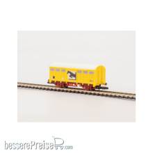Azar Models W02-CH - SNCF G4 Gedekter Güterwagen – Pferdetransport – Ep.IV - Spurweite Z