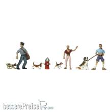 Woodland Scenics WA1827 - H0 Hunde und Halter