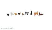 Woodland Scenics WA1972 - HO Hunde und Katzen