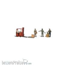 Woodland Scenics WA2192 - N Arbeiter mit Gabelstapler