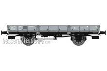REE Modeles WB-599 - OCEM 29 FLAT Wagon Grey PLM NNTouw 57534 Lever brake, Spoked wheels Era II