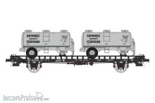 REE Modeles WB-615 - UFR double Era III HR 598209 black + 2 round shaped tank trailers RAYMONDI