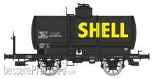 REE Modeles WB-707 - Tank Wagon SHELL, Black, SNCF Era III