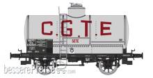 REE Modeles WB-709 - Tank Wagon C.G.T.E. Alu, black frame, SNCF Era III