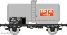 REE Modeles WB-718 - Tank Wagon ERMEWA GENEVE, Alu, black frame, SNCF Era III