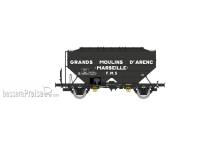 REE Modeles WB-726 - Grain wagon « GRANDS MOULINS D’ARENC .MARSEILLE. », Era III