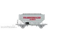 REE Modeles WB-728 - Grain wagon Transcéréales ALGECO, grey, Era IV