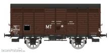 REE Modeles WB-742 - Ex-Vegetable wagon 1936 rebuilt 10 T PLM « MT » brown wagon 540, N° SKw 968502, SNCF Era III
