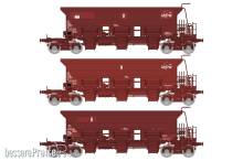 REE Modeles WB-753 - SET of 3 STONE HOPPER Wagon T1 Uas SNCF Era VI
